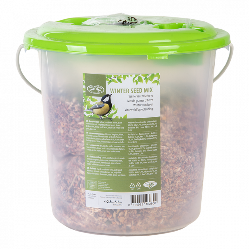 Seau avec cuillère et graines à saupoudrer - 2.5 kg - Plastique - Image 4