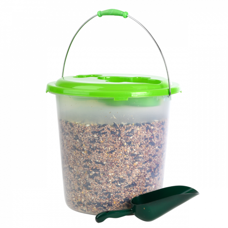 Seau avec cuillère et graines à saupoudrer - 2.5 kg - Plastique - Image 2