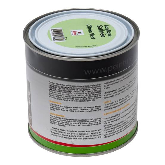 Peinture acrylique satinée citron vert 0,5l Jafep 0,5 L - 0,5 L - Image 3