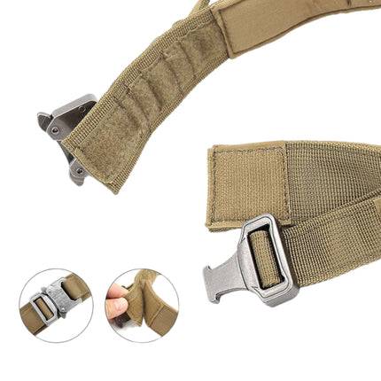 Collier tactique Kaki L pour chien, FranceCroquettes - Image 3