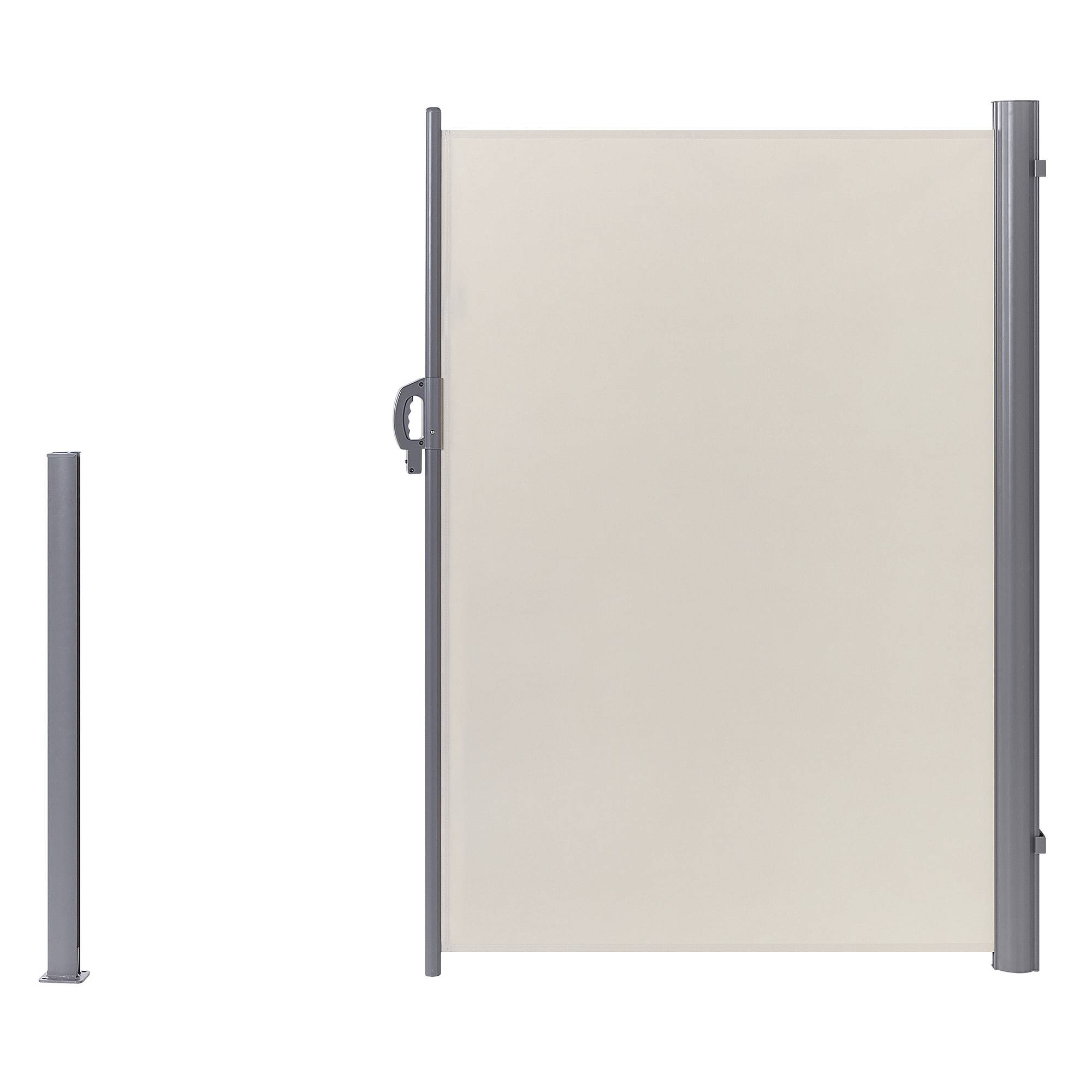 Beliani - Auvent de Jardin Latéral Rétractable 180 x 300 cm En Polyester Beige Pour Votre Espace Extérieur Jardin ou Terrasse Dorio Beliani - Image 4