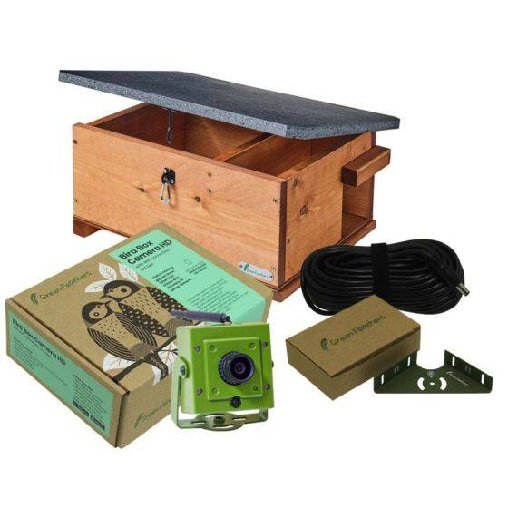 Green Feathers - Kit complet Abri à hérisson avec caméra Wifi - Image 1