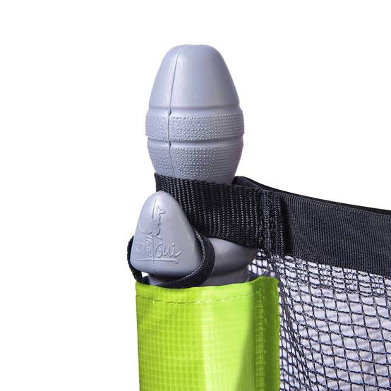 Kangui - Trampoline jardin Ø 300 cm + filet + échelle + bâche - JUMPI 300 - Taupe/Vert Kangui - Image 5