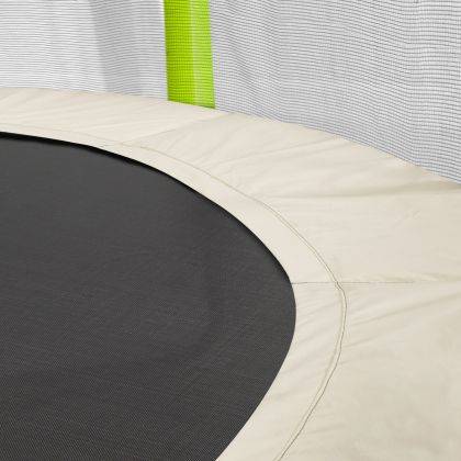 Kangui - Trampoline jardin Ø 300 cm + filet + échelle + bâche - JUMPI 300 - Taupe/Vert Kangui - Image 7