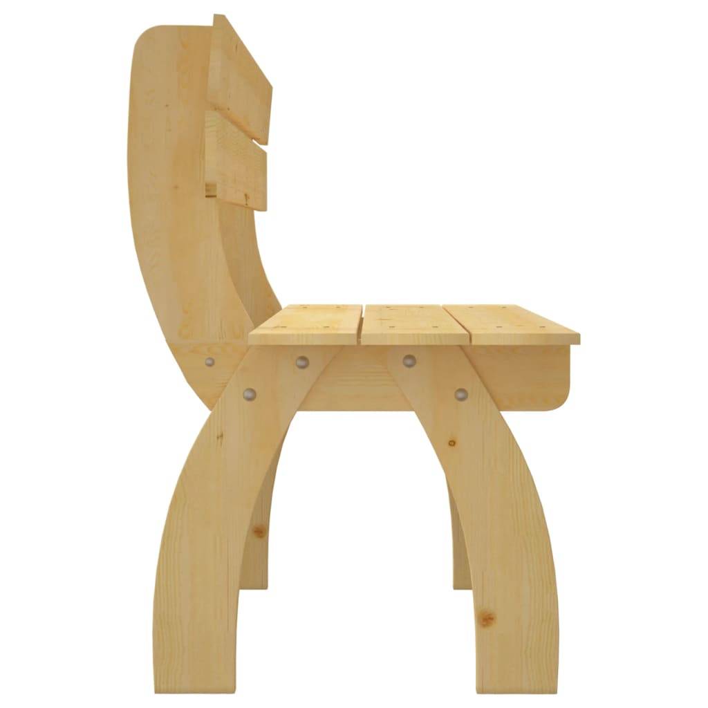 Maison Chic - Banc de jardin - Banc d'extérieur - Banquette 150 cm Bois de pin imprégné - Image 3