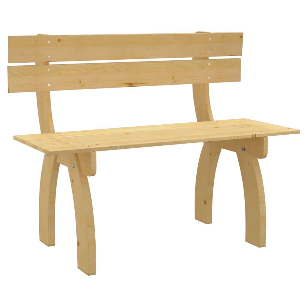Maison Chic - Banc de jardin - Banc d'extérieur - Banquette 150 cm Bois de pin imprégné - Image 2
