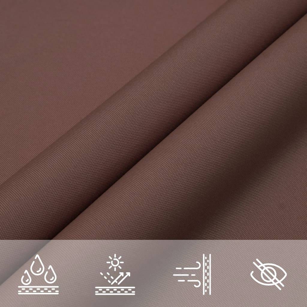 Voile de parasol - accessoire parasol - Tissu de remplacement pour parasol Tissu Oxford rectangulaire 2x4 m marron - MEUBLE PRO - Image 7
