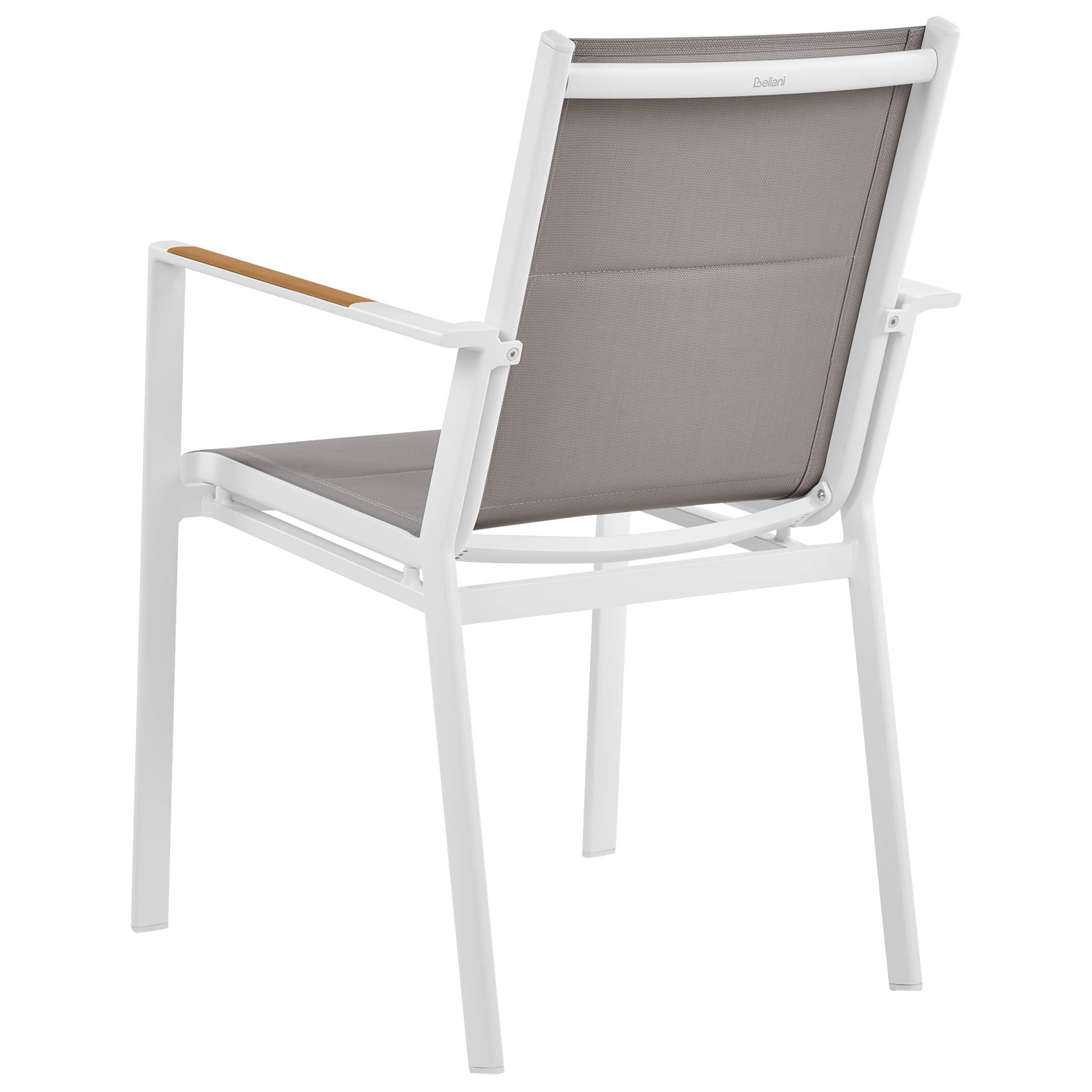 Beliani - Chaise de jardin Aluminium Gris BUSSETO - Beliani - Image 7