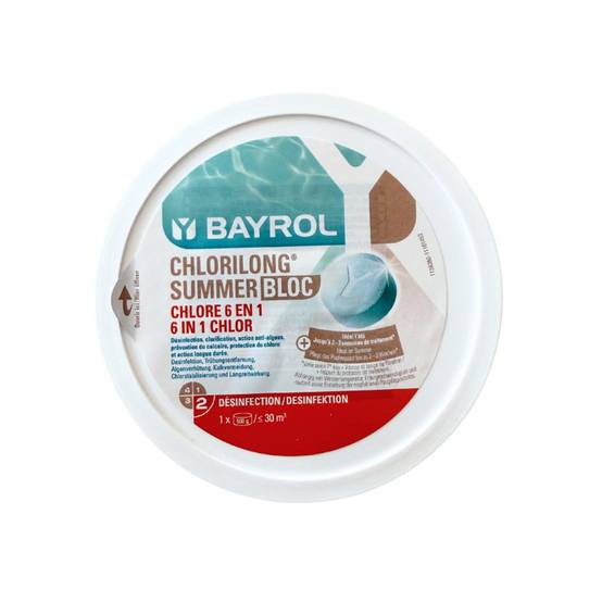 Chlorilong Summer Chlore stabilisé 6 en 1 Bayrol - 0,5kg - - Image 1
