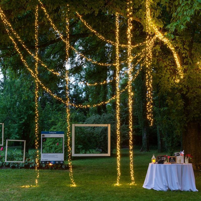 Lotti - Guirlande Boa 12cm 22M 2200 miniLed ambré 8 modes câble vert 30V Lotti - Image 5