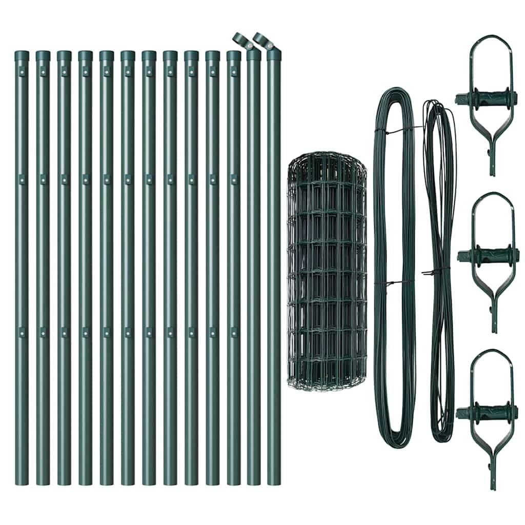 PANGIVO - Clôture acier PVC verte 0,6 x 25 m, Poids :22.18kg - PANGIVO - Image 5