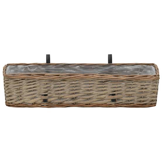 Prolenta Premium - Jardinière osier marron 60 x 18 x13 cm - Prolenta premium p325.8 - Image 3
