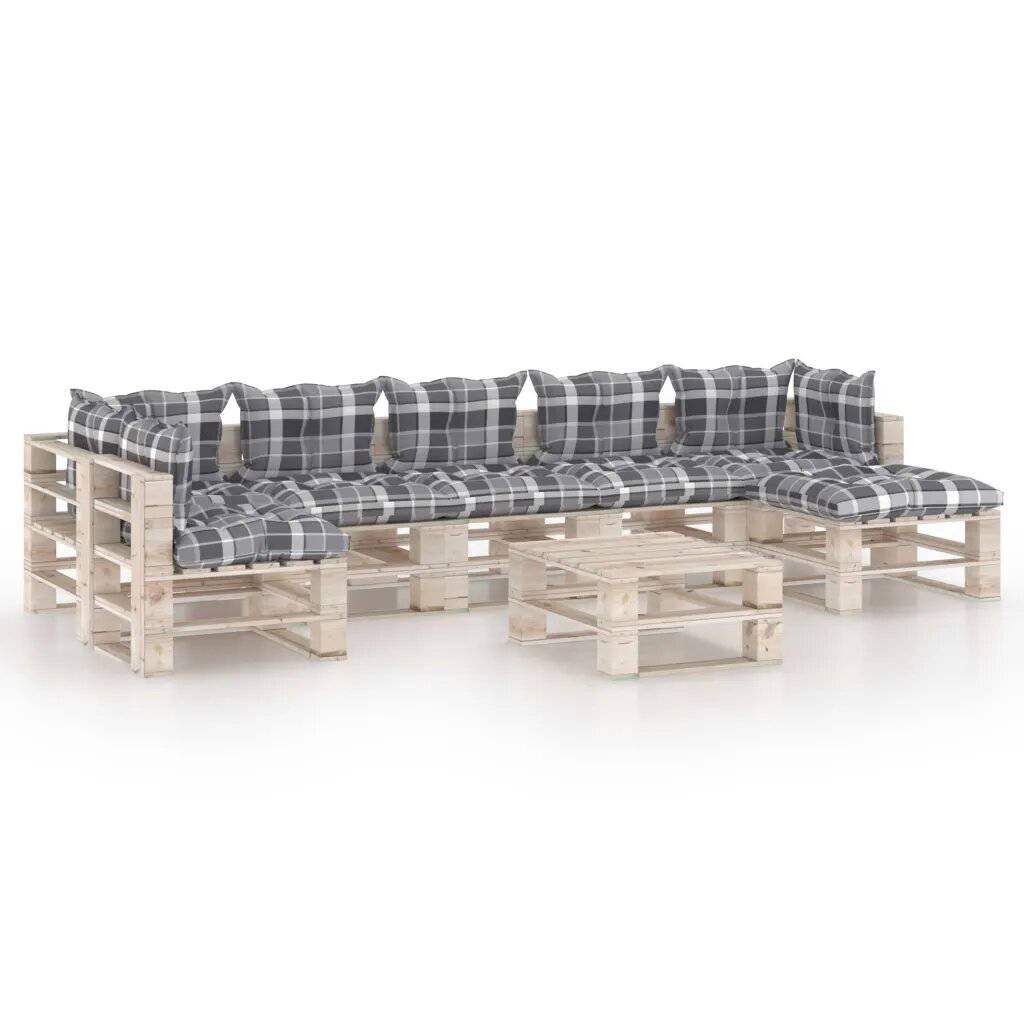 Vidaxl - Salon de jardin en palette avec coussins - vidaXL - Image 1