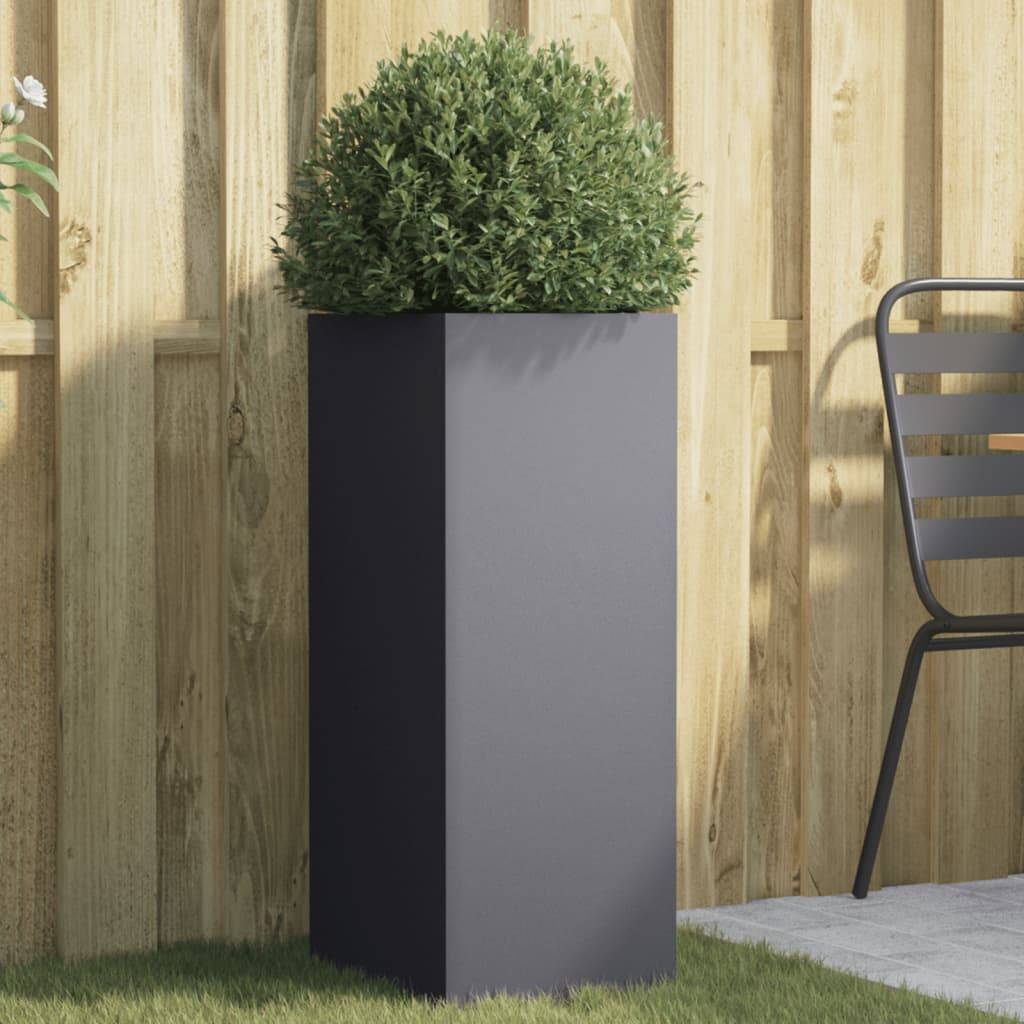 PANGIVO - Jardinière acier laminé à froid anthracite 32 x 29 x 75 cm - PANGIVO - Image 1