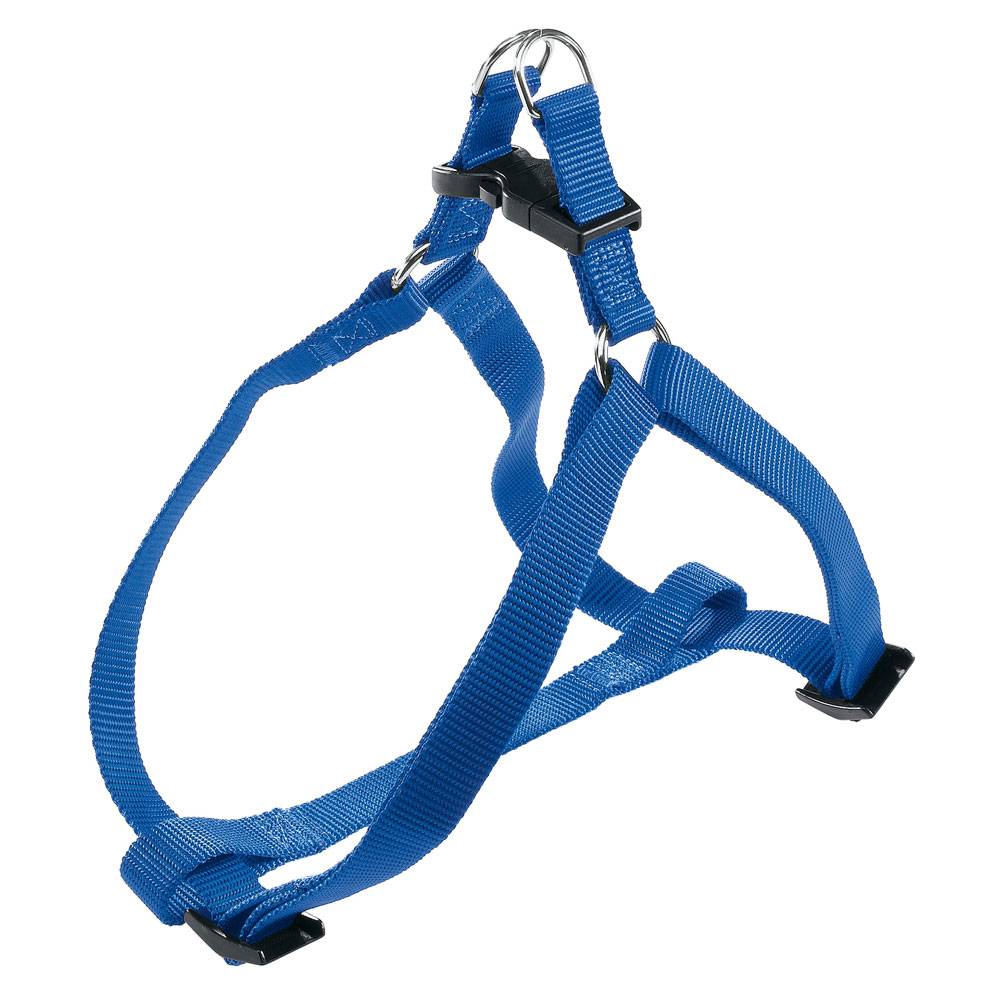 Ferplast - Ferplast Harnais Chien Grande Taille EASY L, Harnais pour Chien Ajustable, Facile à Porter, 54-78 cm. Bleu - Image 1