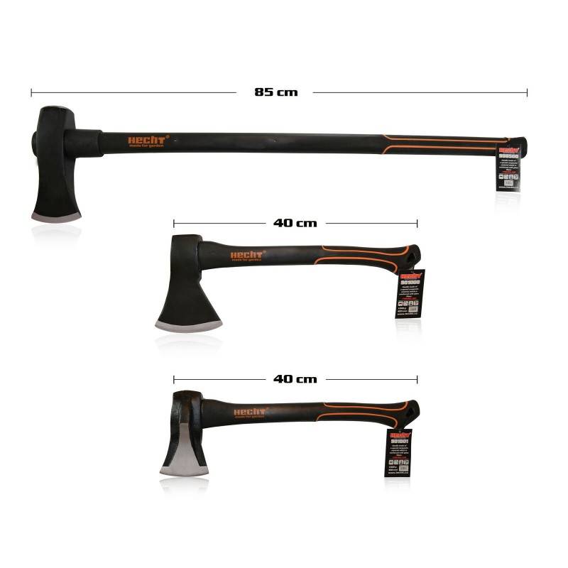 BB Loisir - Hecht Set avec 3 Haches merlin a fendre couperet Hachette 40-40-85 cm Nr. 2 - Image 1