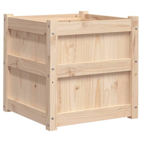 Vidaxl - Jardinière-Pot de fleur-Bac à fleurs 50x50x50 cm bois de pin massif - Image 5