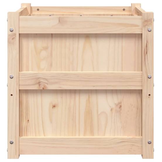 Vidaxl - Jardinière-Pot de fleur-Bac à fleurs 50x50x50 cm bois de pin massif - Image 4