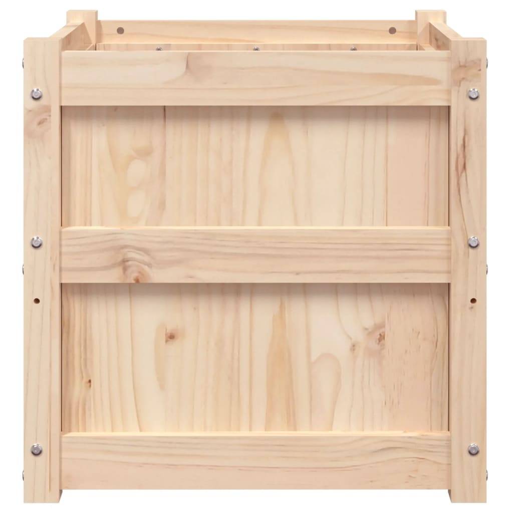 Vidaxl - Jardinière-Pot de fleur-Bac à fleurs 50x50x50 cm bois de pin massif - Image 4