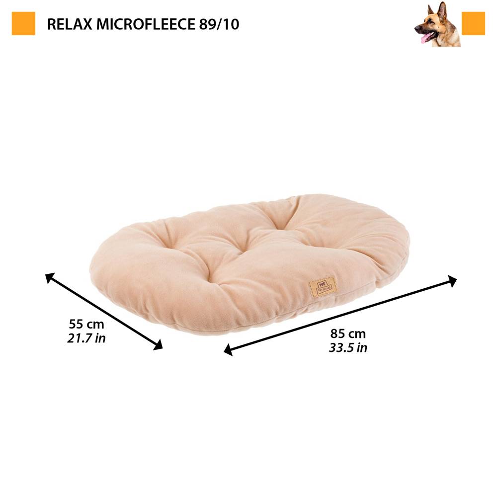 Ferplast - Ferplast Coussin Chien RELAX 89/10 MICROFLEECE, Lit pour Chiens, Coussins pour Chiens de Taille Moyenne, Matelas Tapis, Coussin Rembourré pour Panier - Image 2