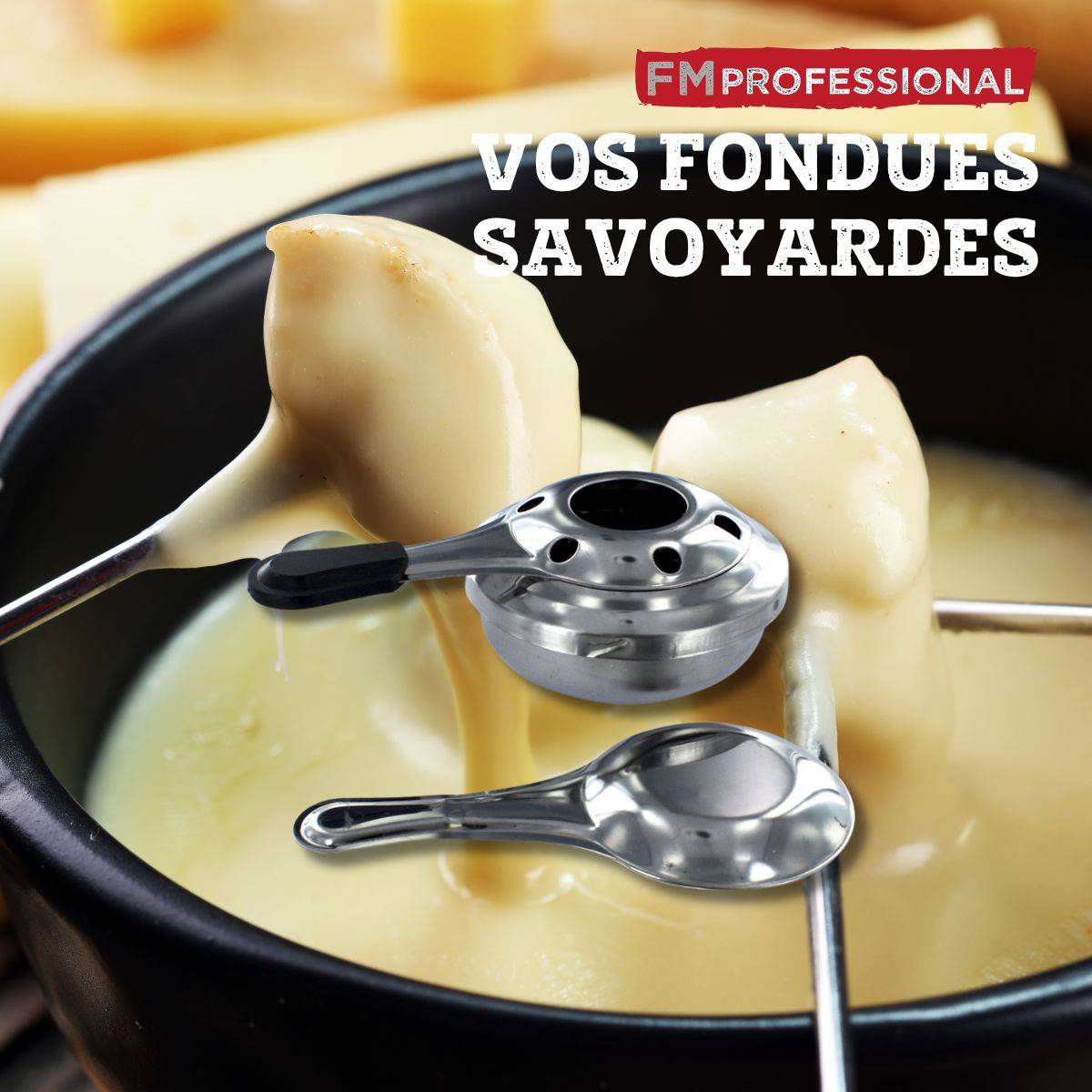 Brûleur alcool fondue savoyarde FM Professional - Image 4