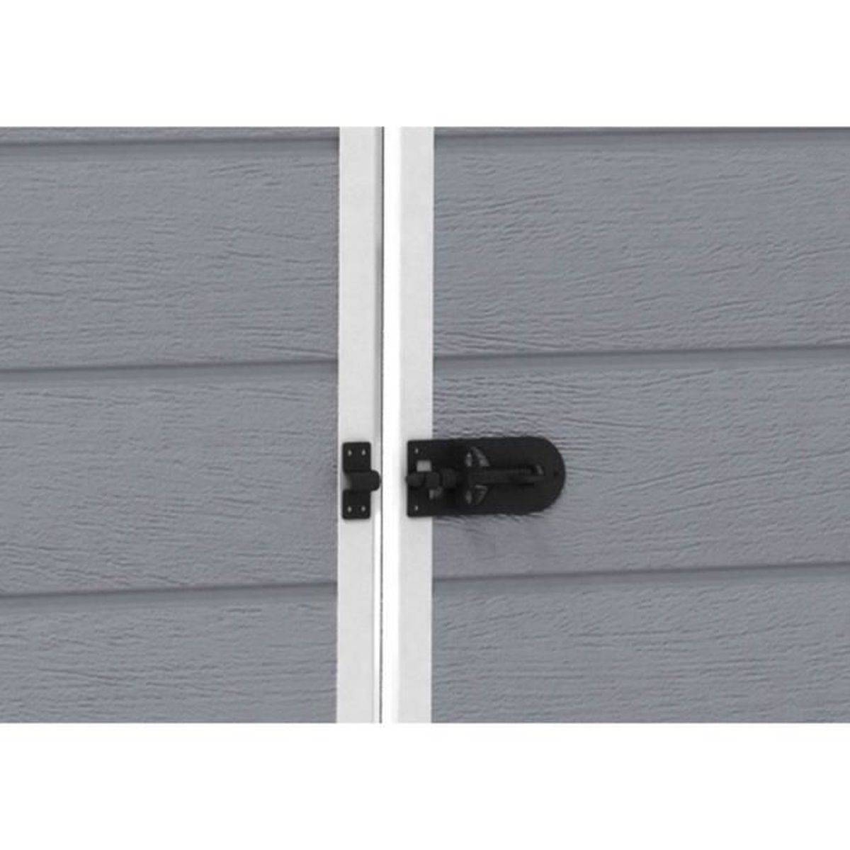 Abri Jardin Résine "premium 86 Dd" - 4,40m² - 186 X 237 X 227 Cm- Gris/blanc -habitat Et Jardin - Image 6