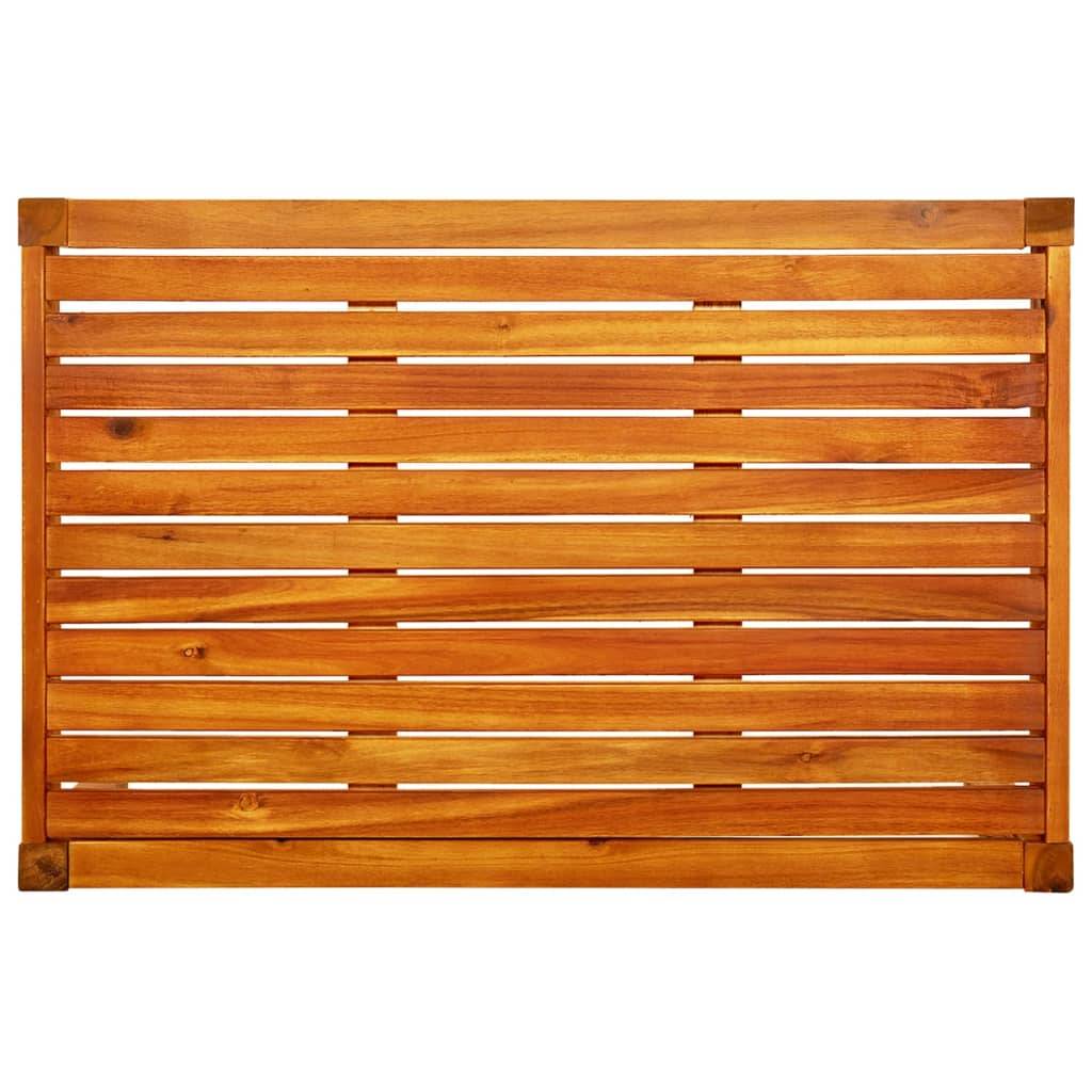 Maison Chic - Banc de jardin - Banc d'extérieur - Banquette avec table et repose-pieds Bois d'acacia solide-JU13974 - Image 6