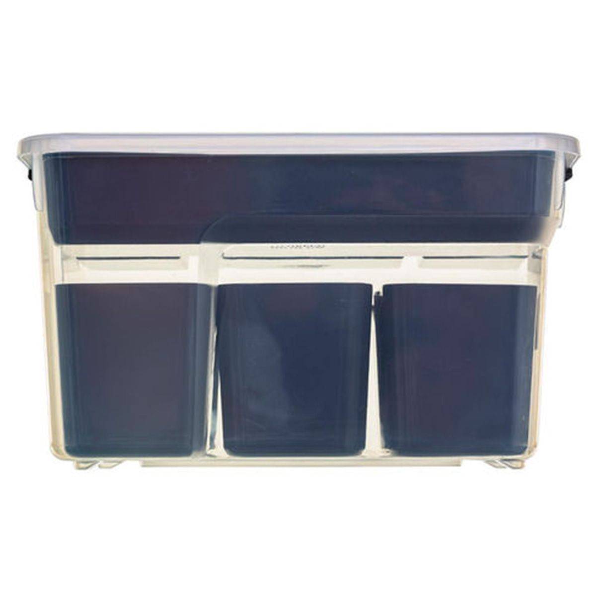 Boîte de Rangement "10 Compartiments" 8L Transparent - Image 2