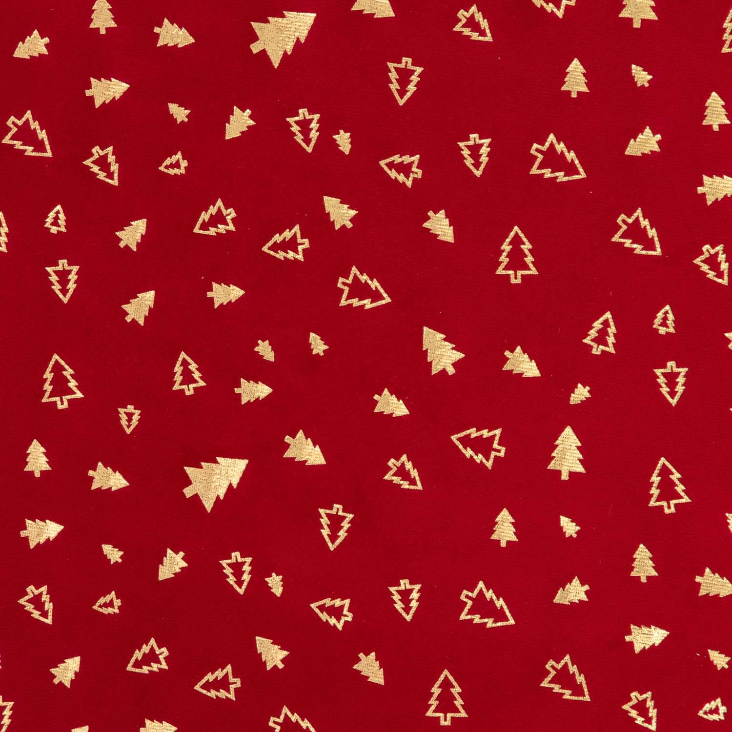 Chemin de table de Noël Sapin effet velours - Atmosphera - Image 2