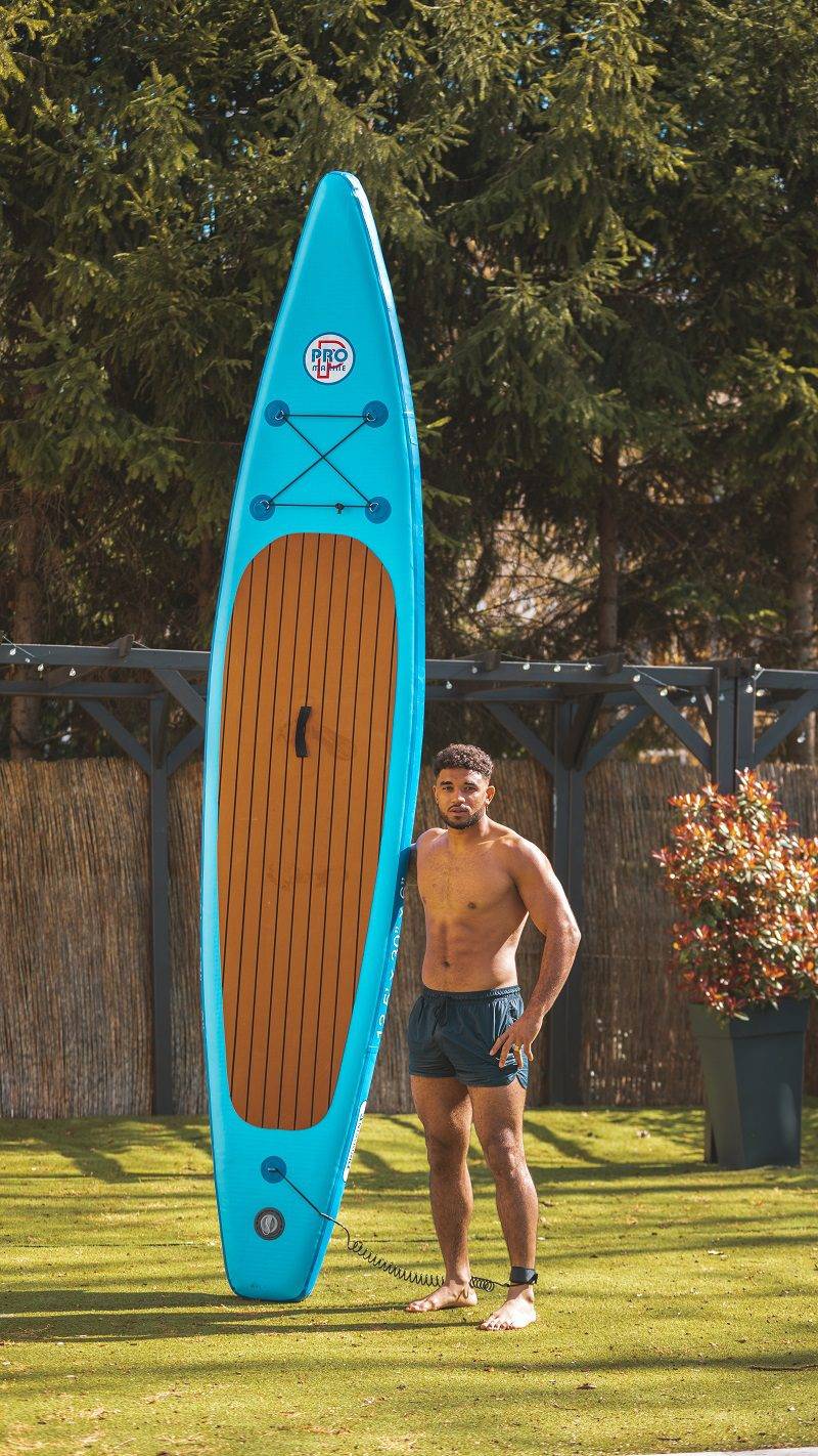 Paddle gonflable - En dropstitch - Avec sac de transport - Dimensions : 335 x 76 x 15 cm - Surftrip - Image 5