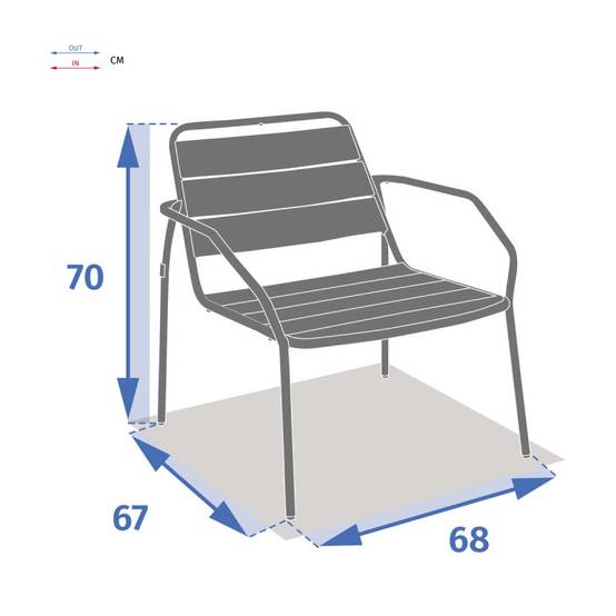 Hesperide - Fauteuil de jardin Phuket vert laurier Hespéride - Image 4