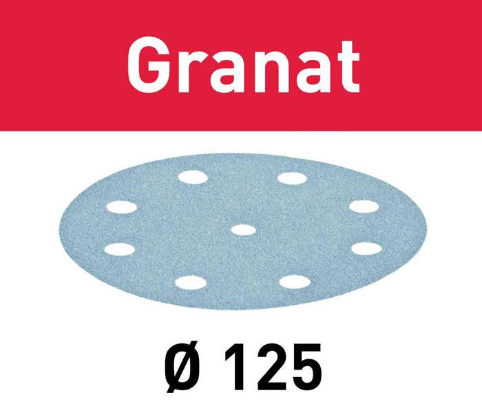 Abrasif GRANAT STF D125/8 P80 GR/10 - FESTOOL - 497147 - Image 1