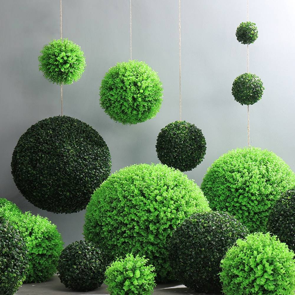 Suspension Décorative Plante Artificielle Milan 13 cm - Lot de 2 - Décoration Plafond Réaliste - Lytech - Image 6