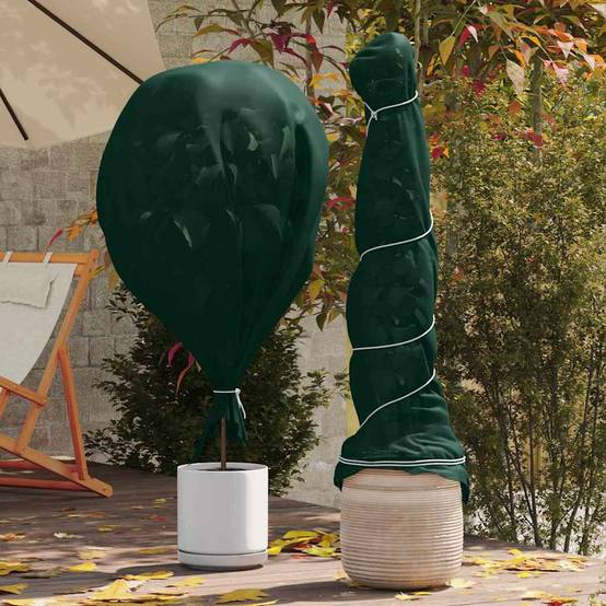 Bâche Thermique Renforcée Largeur Étendue Protection Robuste Hivernage Arbustes Vert 20x3,2m – ComfortXL Outdoor Living - Image 1