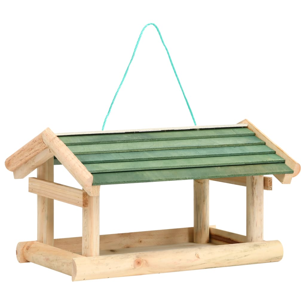 Vidaxl - Mangeoire À Oiseaux Bois De Sapin 35X29,5X21 Cm - vidaXL - Image 2