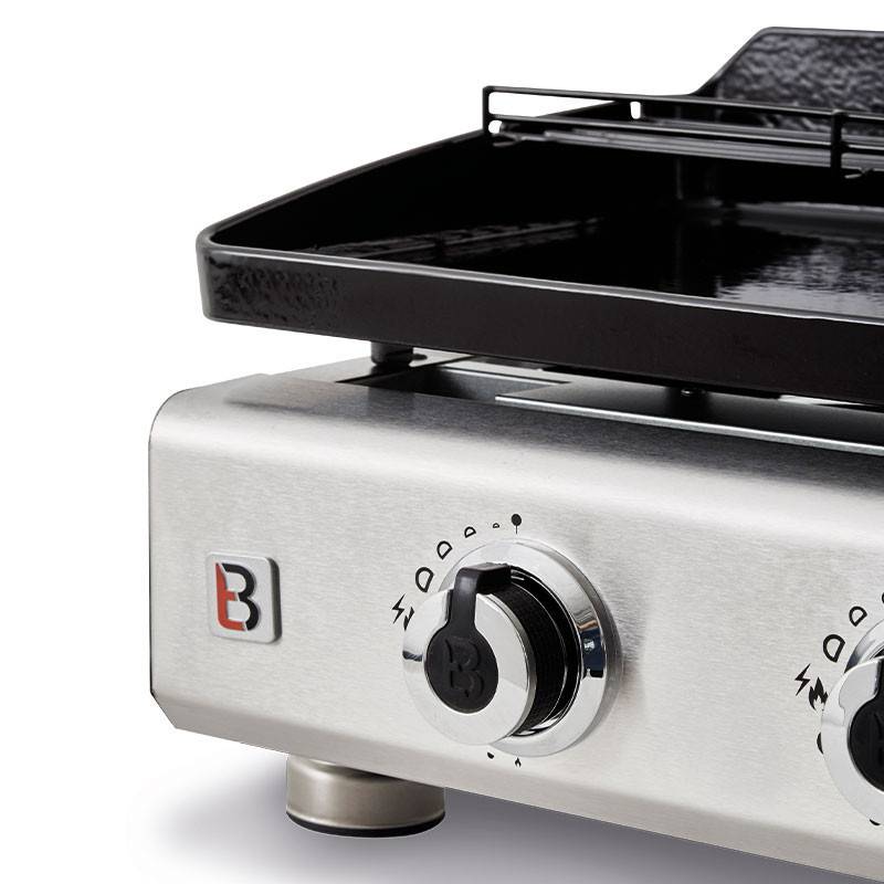 Brasero - Plancha au gaz brasero Silvia II G Inox - 3 brûleurs - 67 x 34 cm - Plaque en fonte fabriquée en France, Gris - Image 10