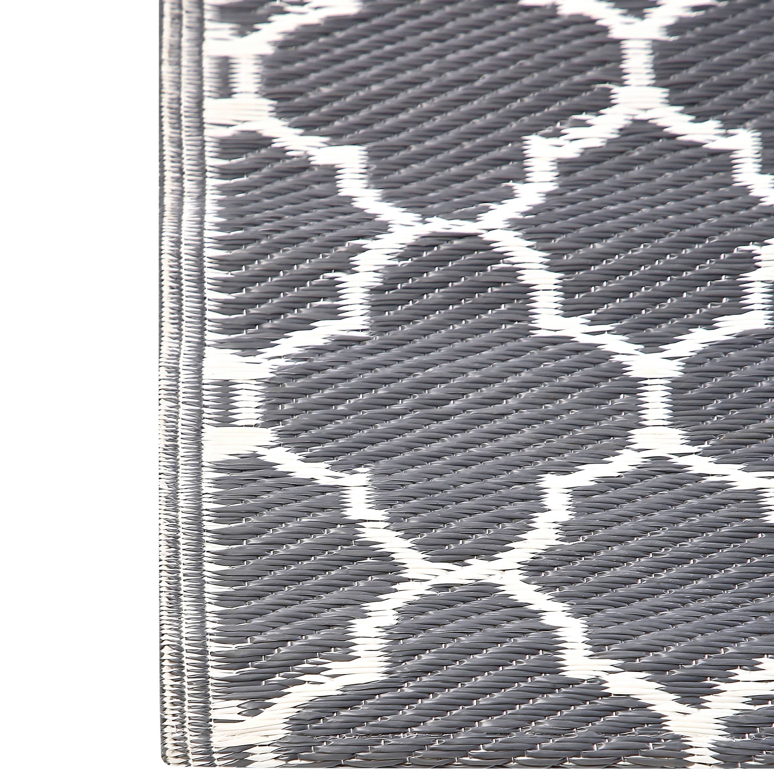 Beliani - Tapis d'extérieur Polypropylène Gris SURAT Beliani - Image 3