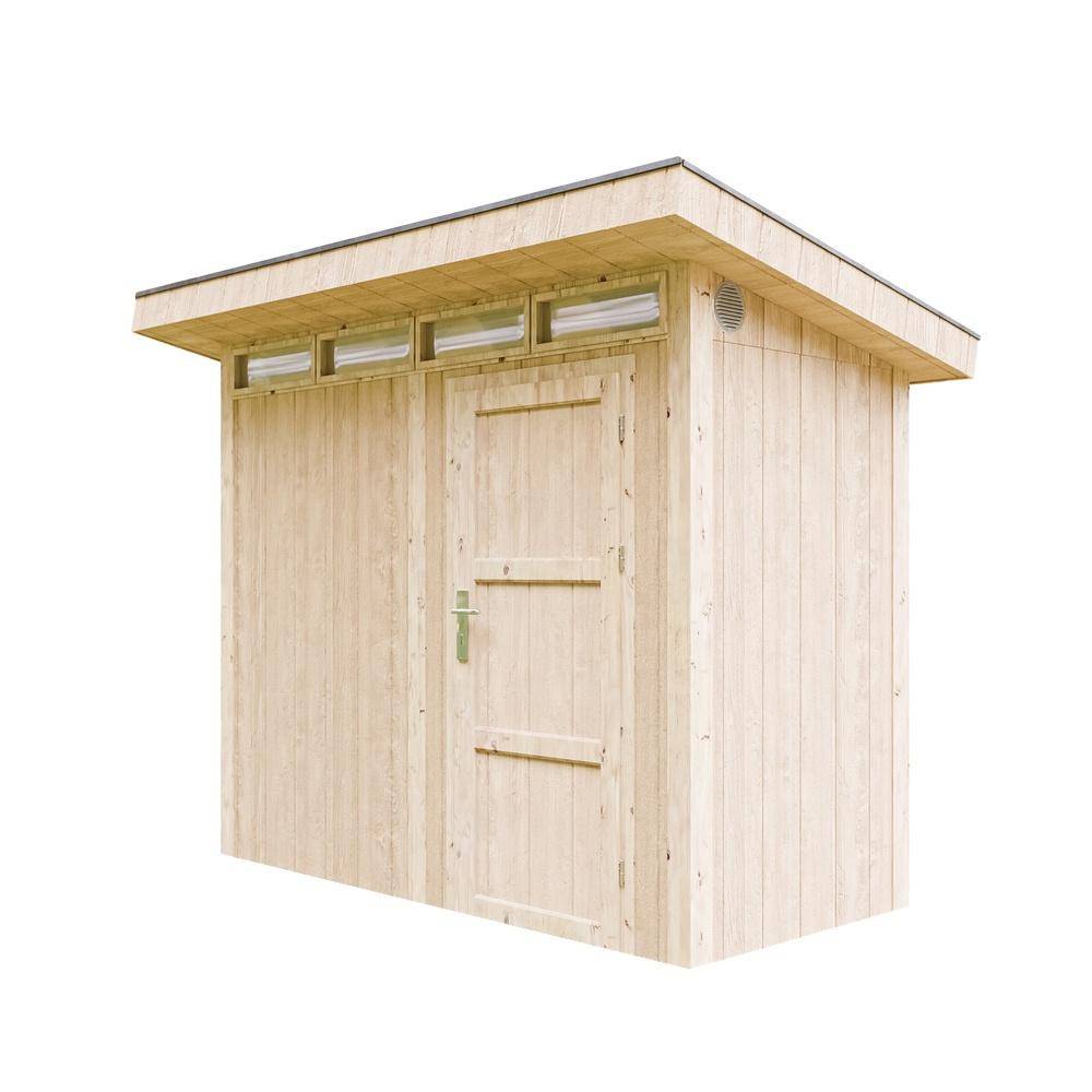 Timbela - Abri de jardin bois en panneaux LP SmartSide 3m² / L161xL293xH239 cm - Abri de jardin sans sol - Timbela M901B - Image 2