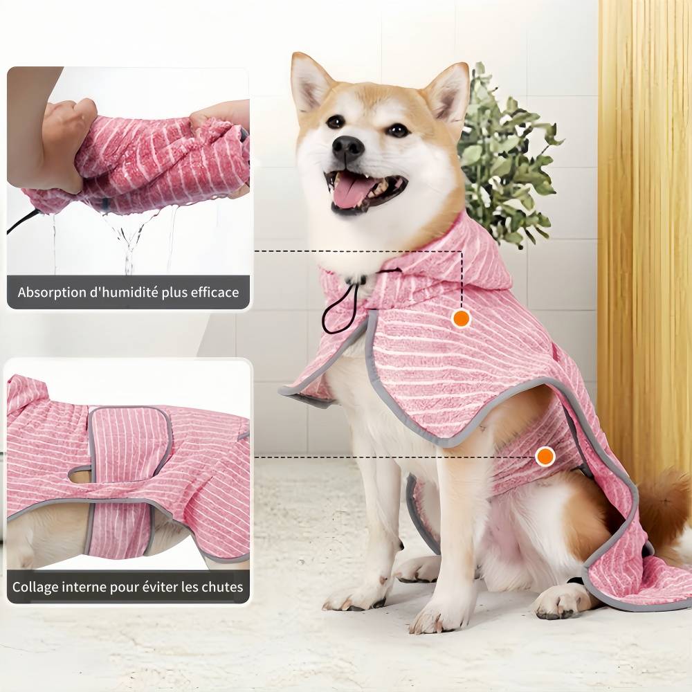 IntiMeg - Robe de bain pour grand chien XL IntiMeg - Image 2