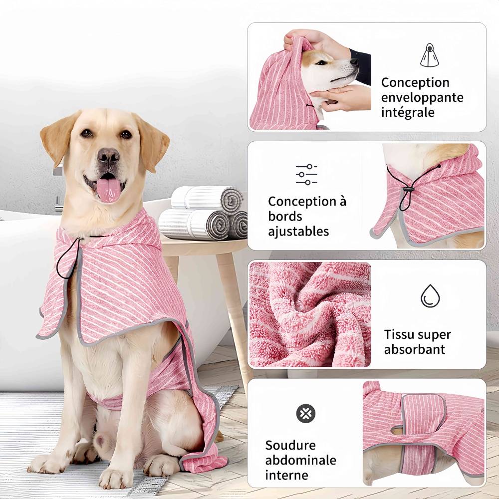 IntiMeg - Robe de bain pour grand chien XL IntiMeg - Image 4