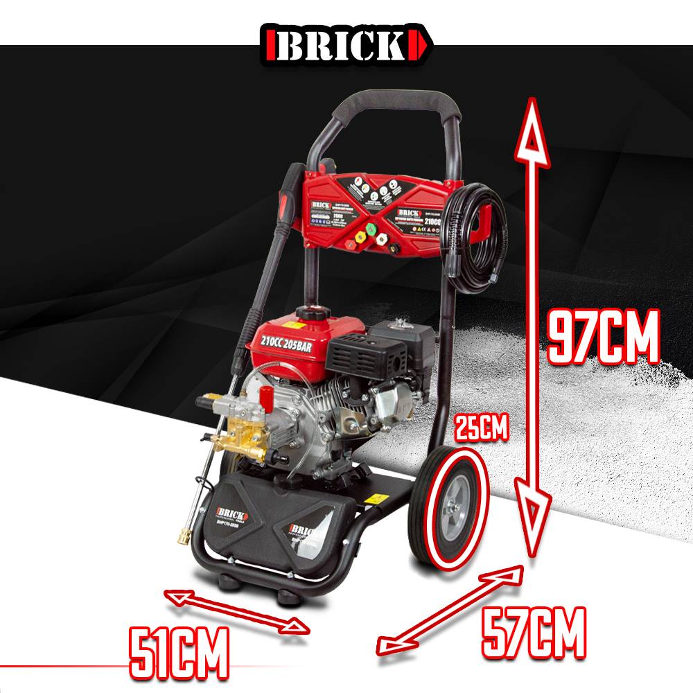 Brick - Nettoyeur haute pression thermique 205 bars max - 210CC - Brick - Image 2