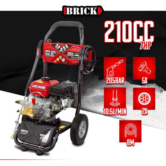 Brick - Nettoyeur haute pression thermique 205 bars max - 210CC - Brick - Image 1