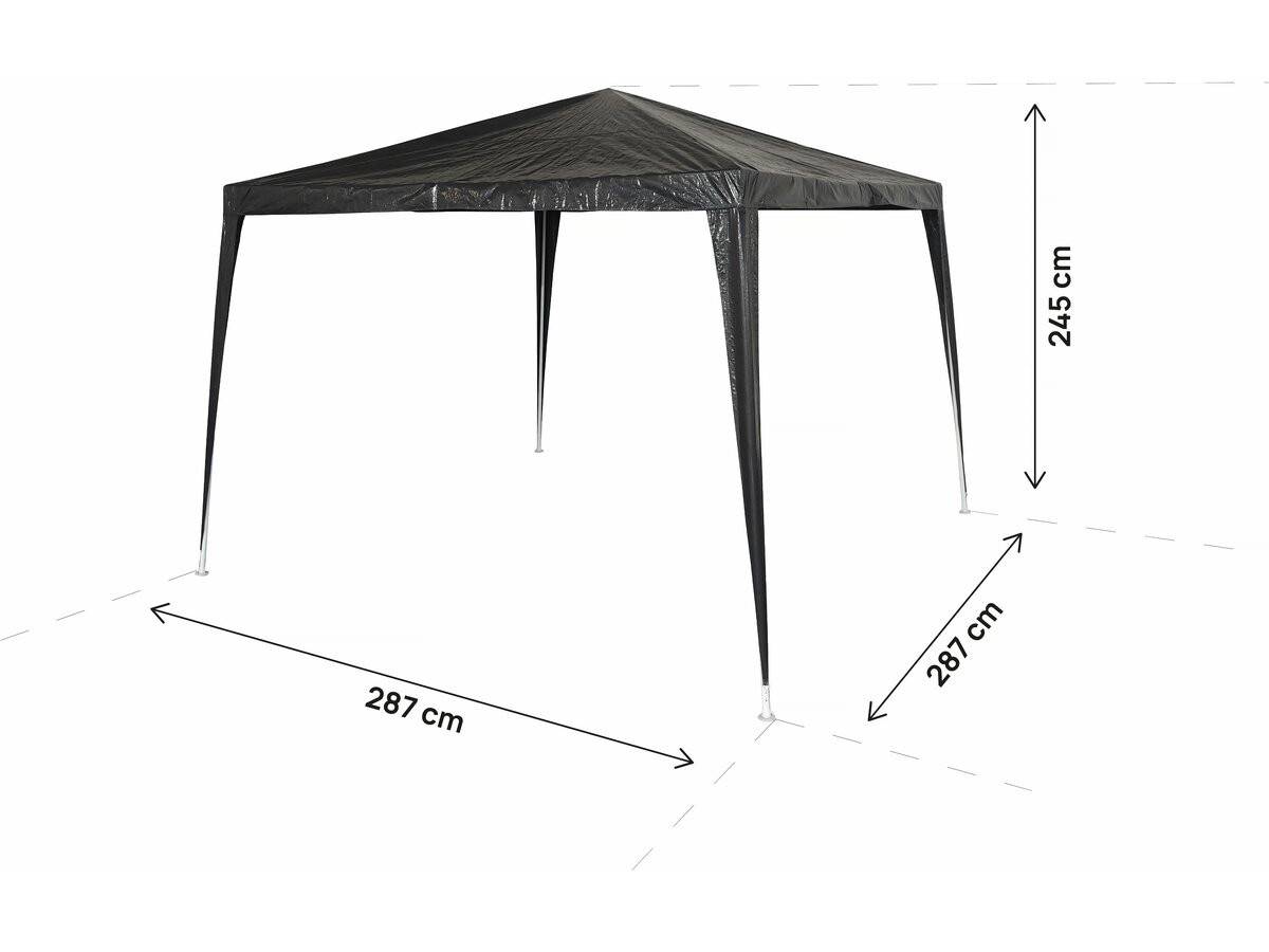 Habitat Et Jardin - Tonnelle De Jardin "natacha 3" - 3 X 3 M - Gris -habitat Et Jardin - Image 4