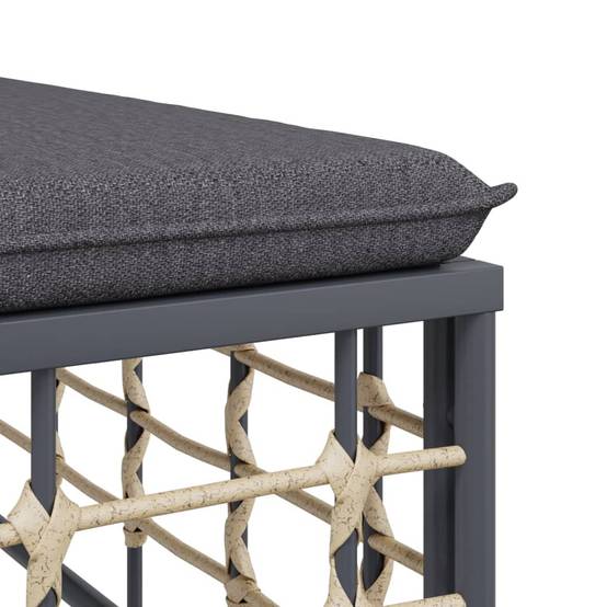 Canapés d'angle sectionnels avec coussins 2 pcs | Canapé D'extérieur | Sofa De Jardin résine tressée Maison Chic - Image 5