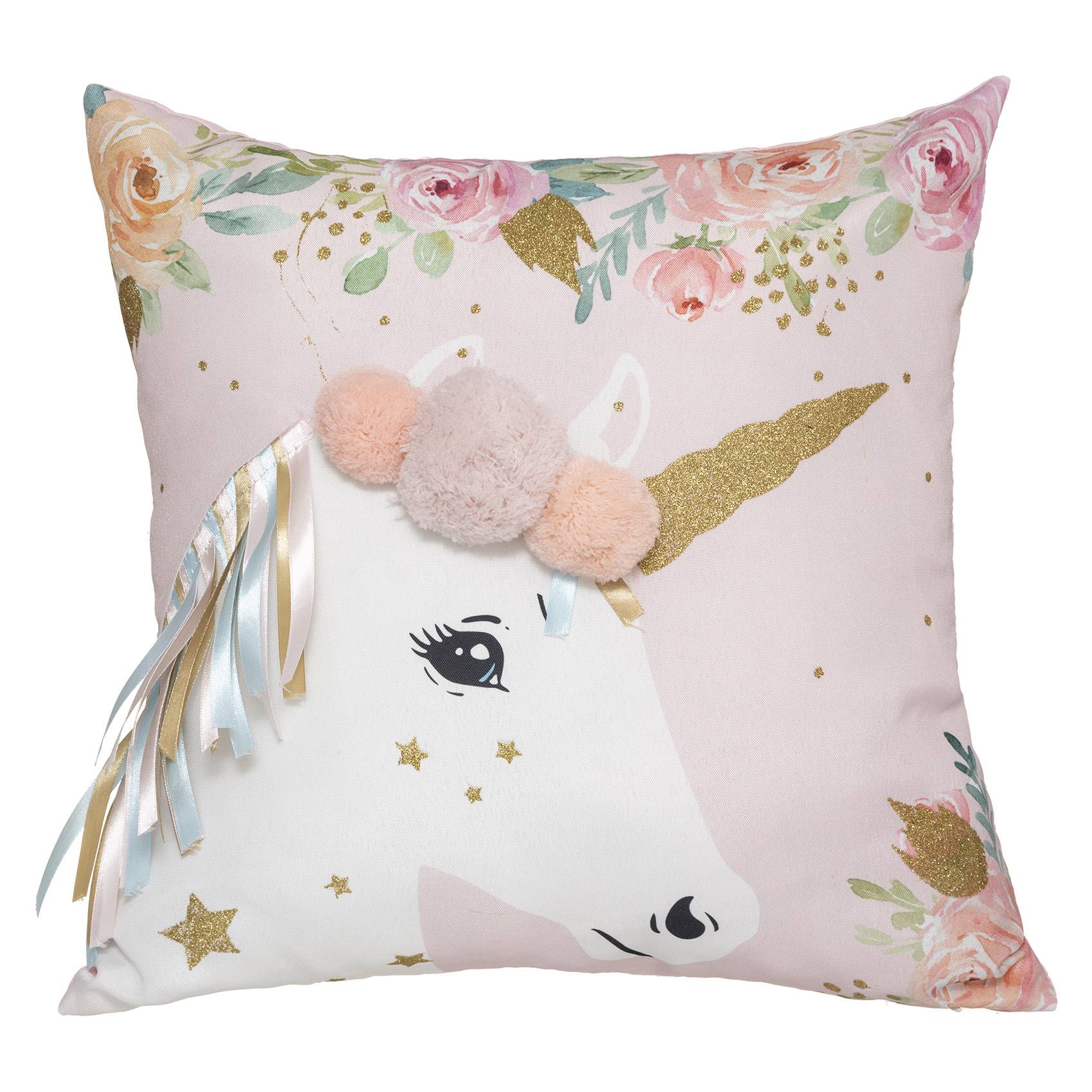 Atmosphera - Coussin licorne et pompons - ATMOSPHERA - Image 1
