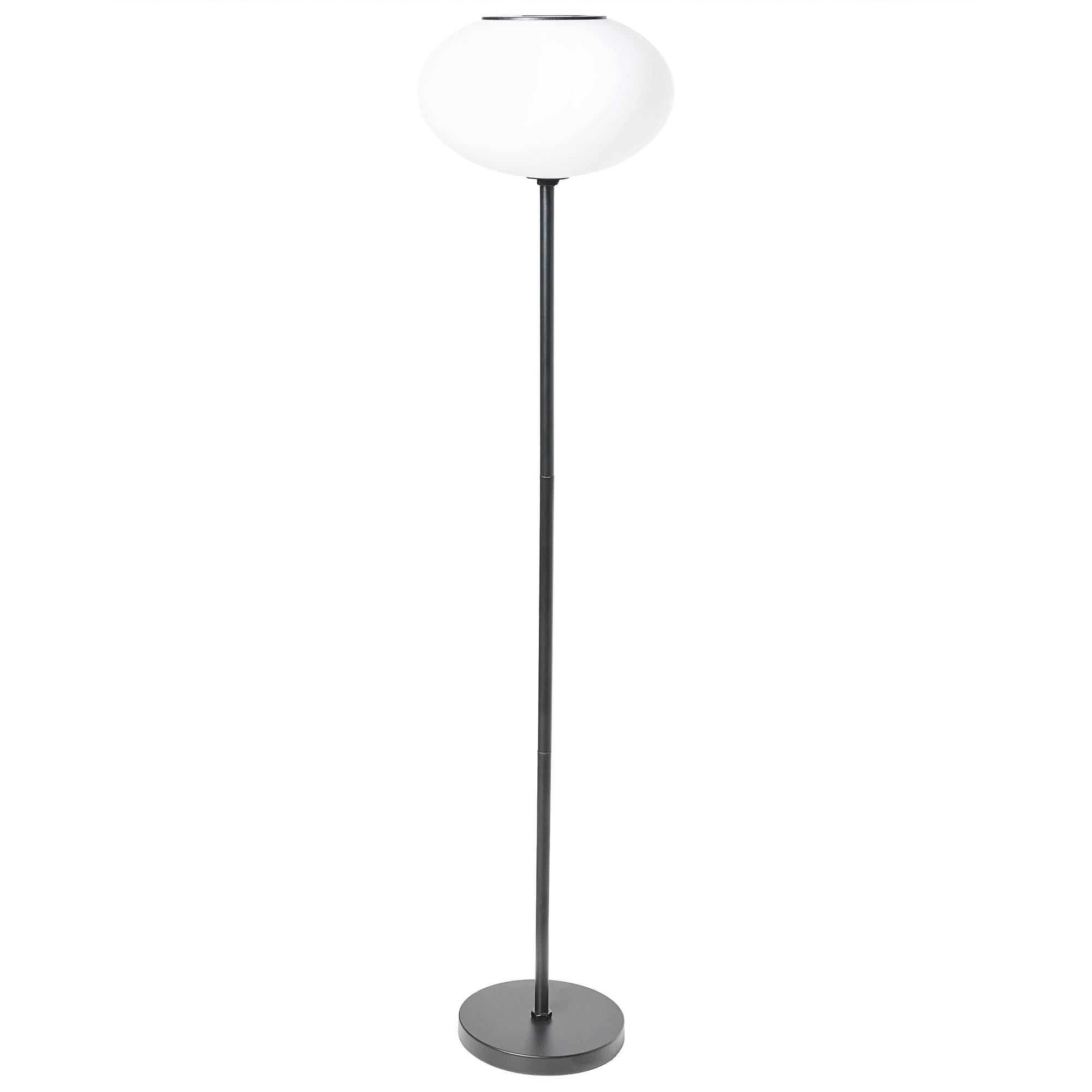 Lampadaire d'extérieur Matière synthétique Noir LUMBE - Beliani