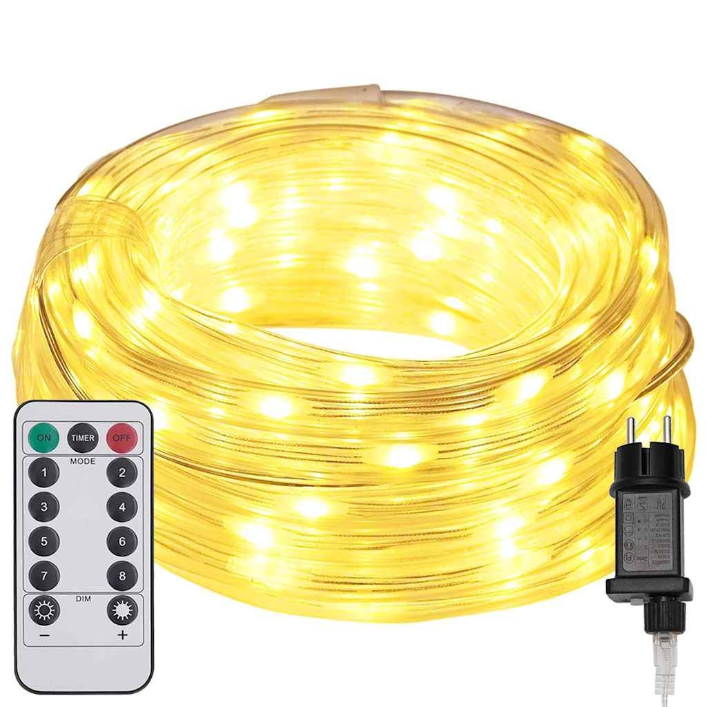 Guirlande Lumineuse 20m 480 LED Télécommande 8 Modes Maison Jardin Blanc Chaud – ComfortXL Outdoor Living - Image 2