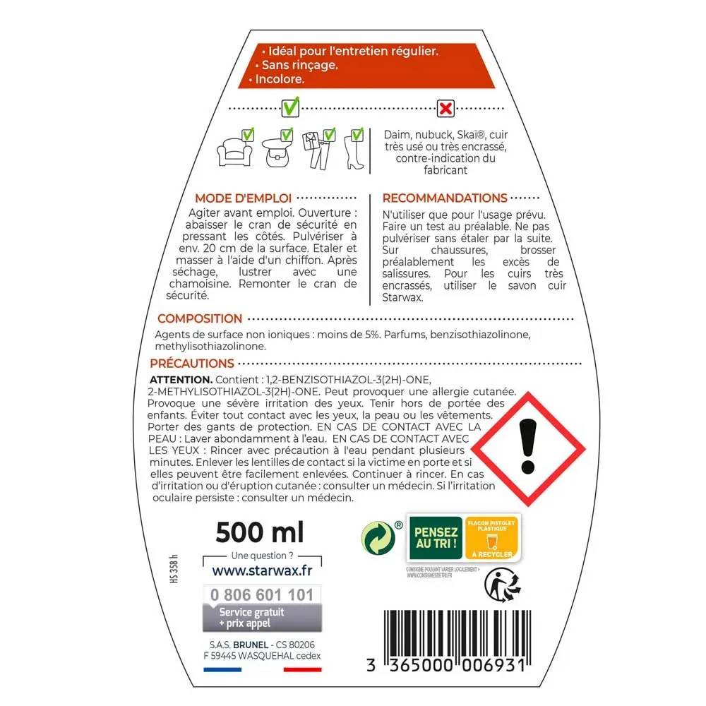 Starwax - Lait de soin pour cuir 500ml STARWAX - Image 4