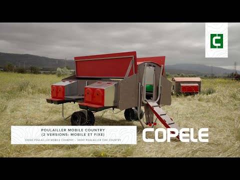 Poulailler mobile en plastique recyclé pour 30 poules COPELE - Image 2