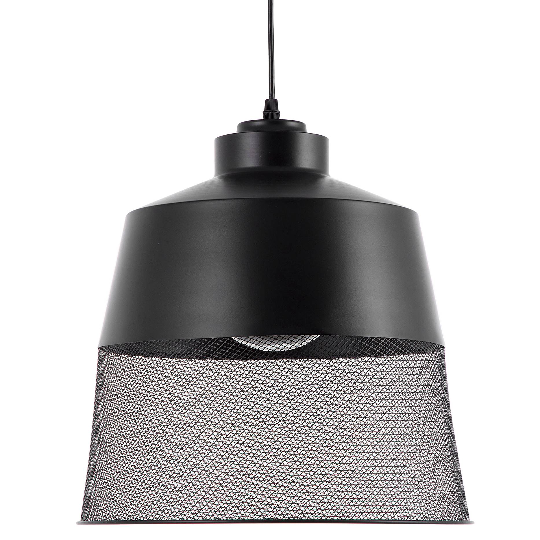 Beliani - Lampe suspension Métal Noir MUGA - Beliani - Image 2